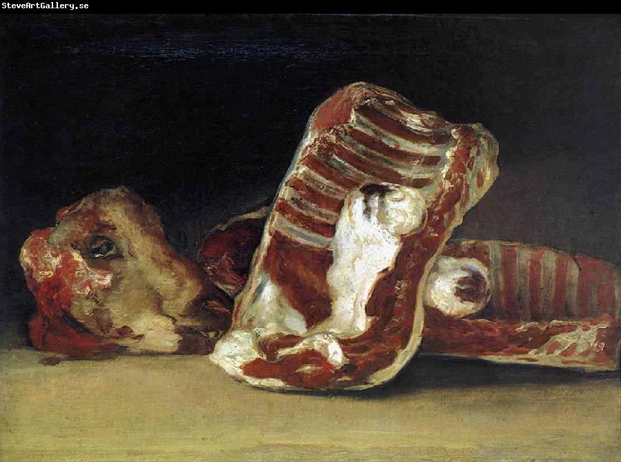 Francisco de Goya A Butchers Counter